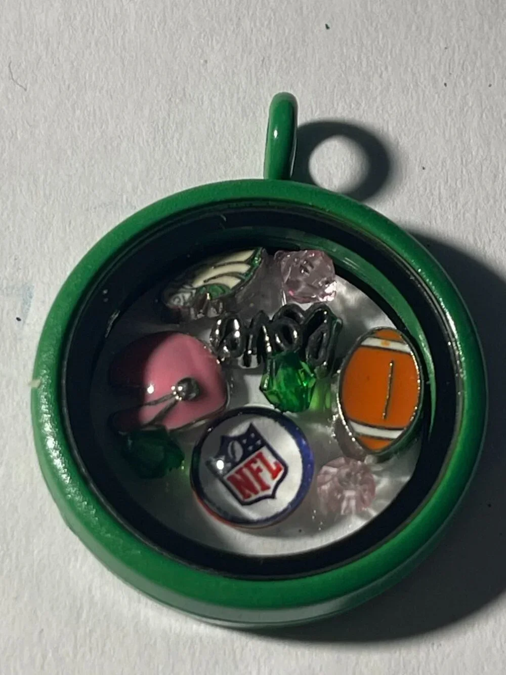 Philadelphia Eagles NFL Memory Charm Locket w/ 22 IN chain NEW